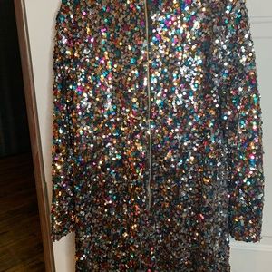 monif c sequin romper